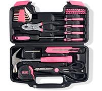 39 Pieces Tool Set with Portable Storage Case | Essential Automotive & General Household Tool Kit for Car Maintenance, Home Repairs & DIY Projects | All-Purpose Mechanic's Tool Box Kit