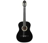 39" Wooden Classical Guitar Music Instrument Lightweight Educational Toy Full Size Guitar Accessories for Boy Girls Adults, Black