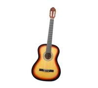 39" Wooden Classical Guitar Music Instrument Lightweight Educational Toy Full Size Guitar Accessories for Boy Girls Adults, Yellow