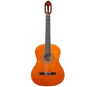 39" Wooden Classical Guitar Music Instrument Lightweight Educational Toy Full Size Guitar Accessories for Boy Girls Adults, Orange