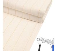 39'' x 39'' Primary Tufting Cloth with Marked Lines,Monk Cloth Fabric for Punch Needle,Large Overlocking Tufting Cloth,Burlap Tufting Cloth for DIY Rug-Punch Tufting Gun