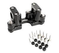 390 790 1090 1190 1290 Adventure Handlebar Riser Mount Clamp Compatible With Motorcycle ATV Handle Bars Height Adjustable Stabilizer Damping Compatible with Handlebar Accessories(Black(A))