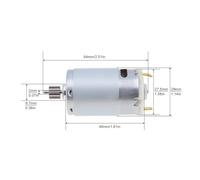 390 DC electronic starter 12 Teeth 3.7V 3500RPM High Speed Large Torque electronic starter for Brush/Small Home Appliances RRBXXUYN