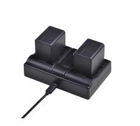 3900mAh VW-VBT380 VBT380 VW-VBT190 Battery+ USB Dual Charger，Compatible For Panasonic，For HC-V720,HC-V727,HC-V730,HC-V750,HC-V760,HC-V770(2Pcs set)