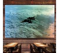 390th Bomb Group’s Risky Flag Banner Wall Chart Canvas Painting WW II Fighter Jets Bombers Posters & Prints Wall Art Decoration Tapestry For Room, Classroom, Home, Bedroom,38X57 inches