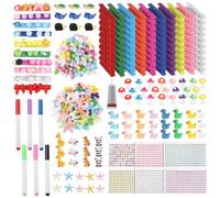 392 Pcs Cheer Pins Spirit Clips Supply, Diy Cheer Clips For Backpack, Offers 100 Colorful Wooden Clips, Fluffy Pom Poms, Fabric Bows, Plus Cute Resin Animal Figurines For Crafting Fun