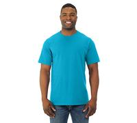 3931 FL 3930R 5 OZ 100% HD COTN TEE Turquoise HTHR 3XL