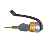 3932529 3932530 24V/12V Solenoid for R220-5 210-3 Flameout Solenoid Valve Fuel Stop Valve(3932529 12V)
