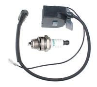 394-143-030 Ignition Coil with Spark Plug for Makita DPC6200 DPC6201 DPC6400 DPC6401 DPC6410 DPC6411 Dolmar PC-6212 PC-6214 PC-6412 PC-6412D PC-6412CD PC-6412S PC-6412 Power Cutter