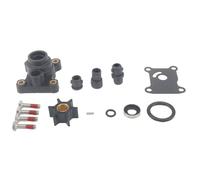 394711 Water Pump Impeller Repair Kit for OMC Johnson Evinrude Outboards 2 Stroke 9.9 15 HP Engines 1994-Up Marine Cooling System Service Compatible with Sierra 18-3327 Replacement GLM 12050