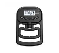 396Lbs/180Kg Digital Hand Dynamometer Grip Strength Tester with LCD Screen for Forearm Training Finger Power Weightlifting(B-Black)