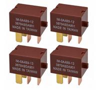39794-SDA-901 39794-SDA-902 39794-SDA-A05 G8HL-H71 Multi-Purpose Relay 4-Pack 12V 4-Pin SPST Fits Honda Accord Civic CR-V Odyssey Acura