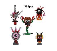 (398 pcs) Sprunki Parasite Building Blocks Toy Game Peripheral Educational Kids Gifts