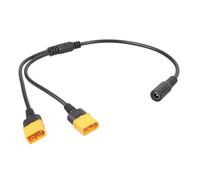 39cm Double Male to 5.5mm Female Power Transfer Cable Connectors Texture for Remote Control Toy Mobile Power Link
