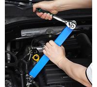 39cm Offset Extension Wrench with 4 Adapters Multifunctional Ratchet Wrench for Car, Vehicle, Auto