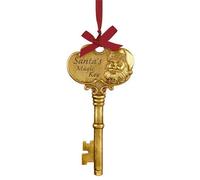 39cm Santa's Magic Jumbo Key on Ribbon - Novelty Gold