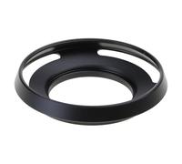 39mm Lens Hood Metal Screw-in Mount Camera Curved Hood Tilted Vented 39mm Filter Thread Black
