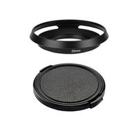 39mm Metal Lens Hood & lens Cap Compatible for Leica E39 Lens, M 50mm f/2 Lens, M 35mm f/2 Lens (1+1 Pack)