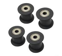 39mm Outer Diameter Pulley Wheel 608ZZ Bearing | 39mm outer diameter, 608ZZ sealed bearing, smooth belt tracking, low noise operation, 4-pack value