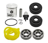 39mm Piston Ring Compatible With 235 236 236E 240 240E Crank Bearing Oil Seal Fuel Line Primer Bulb Replacement Parts Compatible with Chainsaw