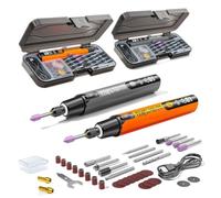 39Pcs Mini Electric Rotary Tool Kit with LED Digital Display Rotary Sanding Tool 6-Speed Adjustable Rechargeable Multifunctional Tools for Jewelry Making Handcrafting