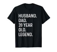 39th Birthday Decoration Gift Husband Funny Vintage Dad 1984 T-Shirt