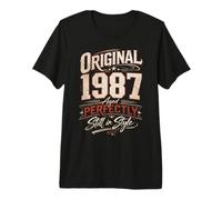 39th Birthday Gift Man Woman Original Vintage 1987 39 Years Premium T-Shirt