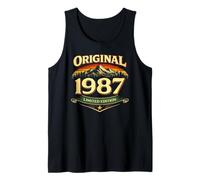 39th Birthday Gift Man Woman Original Vintage 1987 39 Years Tank Top