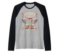 39th Birthday Legends were Born in 1987 Gifts for Men Women Raglan Baseball Tee