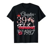 39th Birthday Queen Chapter 39 Fabulous Since 1987 Women T-Shirt