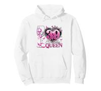 39th Birthday Queen Pink Wine 39 Years Old Women Girls Pullover Hoodie