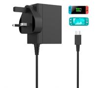 39W Charger for Switch Charger/Switch OLED/Lite, Fast Charging AC Adapter 5FT Type-C Cable Power Supply for Switch/Lite/Dock and Switch Pro Controller - Support TV Mode