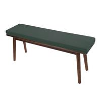 39x12 in Indoor Bench Cushion, Non-Slip Rectangle Seat Pad, 2 in Thick 30D Memory Foam for Piano Benches, Black Gray Corduroy Furniture Cushion, Comfortable Seating Accessory