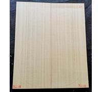 3A Sitka Spruce Acoustic Guitar Top, 2-Piece Bookmatched Soundboard Tonewood Set, Quarter-Sawn Wood Blanks for Luthier Guitar Building, 540 X 220 X 4.5mm Each (3A sitka-X208)