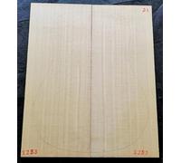 3A Sitka Spruce Acoustic Guitar Top, 2-Piece Bookmatched Soundboard Tonewood Set, Quarter-Sawn Wood Blanks for Luthier Guitar Building, 540 X 220 X 4.5mm Each (3A sitka-X253)