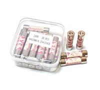 3A240V, 3Amp fuse, BS1362,ceramic fuse,British Plug Fuse BS1362, 6x25 mm 0.25x1Inch, Ceramic Tube Cartridge Fuses, (20 PCS) (3A)