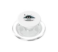 3AM Thoughts Anxious Cat Midnight Insomnia Humor PopSockets PopGrip for MagSafe