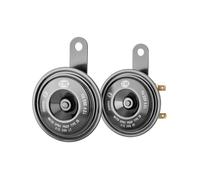 HELLA 012588151 Black 77mm 12V BX Disc Horn Kit (Universal Fit)