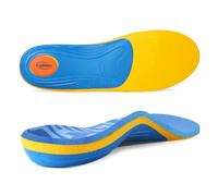 3ANGNI Heavy Duty Support Plantar Fasciitis Orthotic Insoles - 220+ LBS Arch Support, Relieve Flat Feet, Heel Pain, Overpronation, Shock Absorbing and Breathable Insoles, Suitable for Men and Women