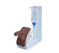3B Scientific® Catheterization Simulator BASIC Male (Dark Skin) - Entry-Level Male Urinary Catheter Trainer, Durable & Replaceable Components