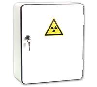 3B Scientific U8483219 Steel Cabinet for Radioactive Microscope Slides
