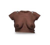 3B Scientific® Wearable Breast Self-Examination Model with Carry Case - Dark Skin Clinical Breast Exam Trainer, Wearable & Portable Design