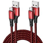 3BAO Micro USB Cable Pack of 2 1M2M Charging Cable Micro USB Fast Charging Cable Compatible with Galaxy S7 S6 S5 J7 (2018) J6 J5, Huawei P Smart, P40 Lite E, P10 Lite, Y9 Y8 Y7, PS4 controller