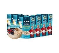 3Bears Porridge - Fruity Coconut | Porridge Oats | Porridge Sachets | Porridge Oats Sachets | Wholegrain Porridge Oats | Overnight Oats | Oatmeal | 6 x 400g