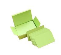 3Box Card Color Blank Business Message Thank You Cards Writing Label Bookmark Learning for Notebook,Office(Green)