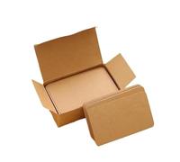 3Box Card Color Blank Business Message Thank You Cards Writing Label Bookmark Learning for Notebook,Office(Brown)