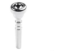 3C and 7C Trumpet Mouthpiece, Copper Alloy Construction and Gold Plating, Designed for Bach-Compatible Instrument Performance (Silver 3C)