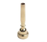 3C and 7C Trumpet Mouthpiece, Copper Alloy Construction and Gold Plating, Designed for Bach-Compatible Instrument Performance (Gold 7C)