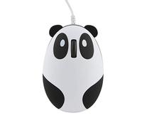 3C Kingdom Cute Panda Wired Mouse Cartoon Animal Mini Portable Corded Mouse Small Optical Mice for School Travel Computer Laptop PC for Kids Girls Boys Gift
