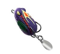 3cm 3.2g Ray Frogs Crankbait PVC Soft Lures for Blackfish with Double Hook Frogs Lures Shallow Water Fishing Lures PVC Soft Frogs Baits Realistic Swimming Frogs Lures